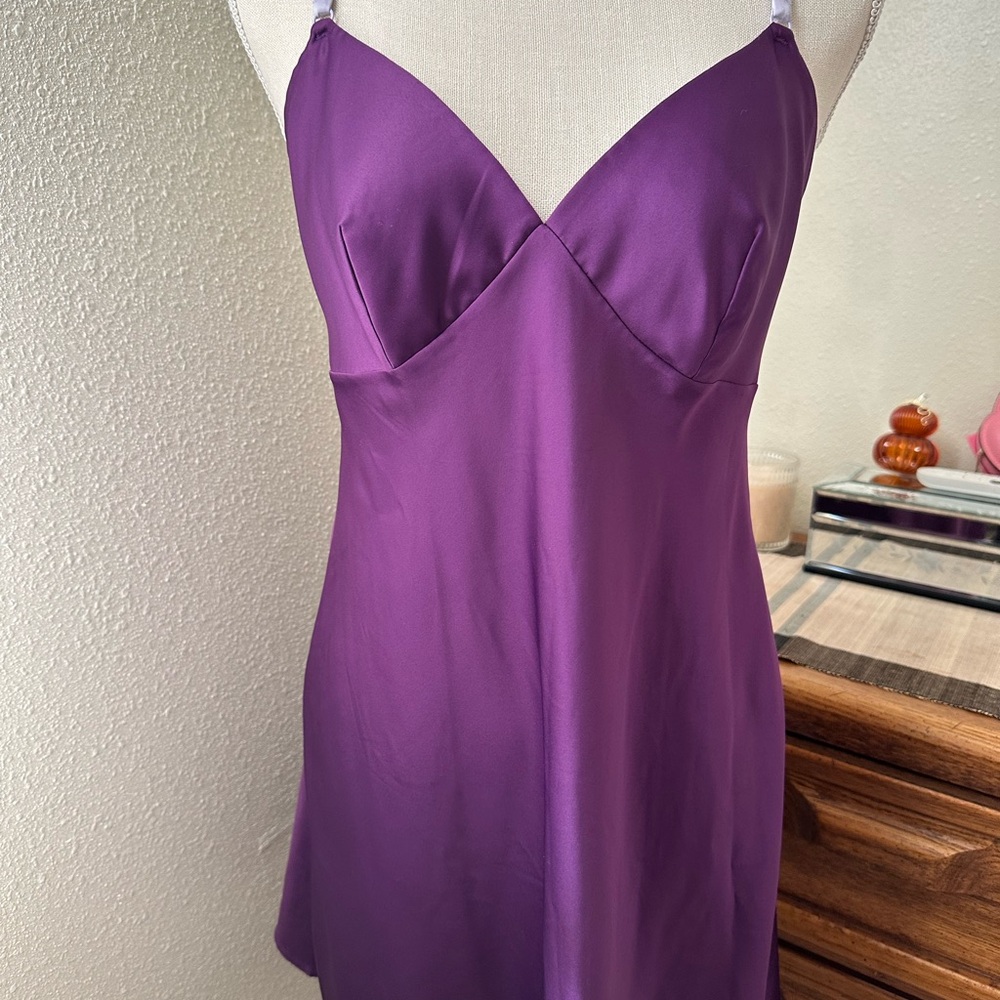 Elegant Purple Women's Slip Dress Victoria’s Secret - Picture 2 of 6